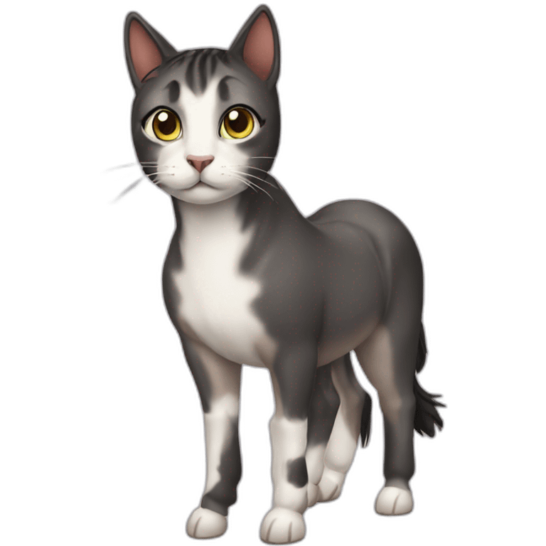 Horse cat emoji