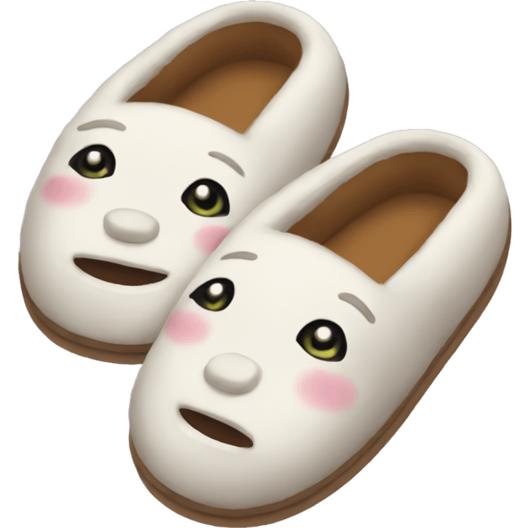 cute slippers emoji