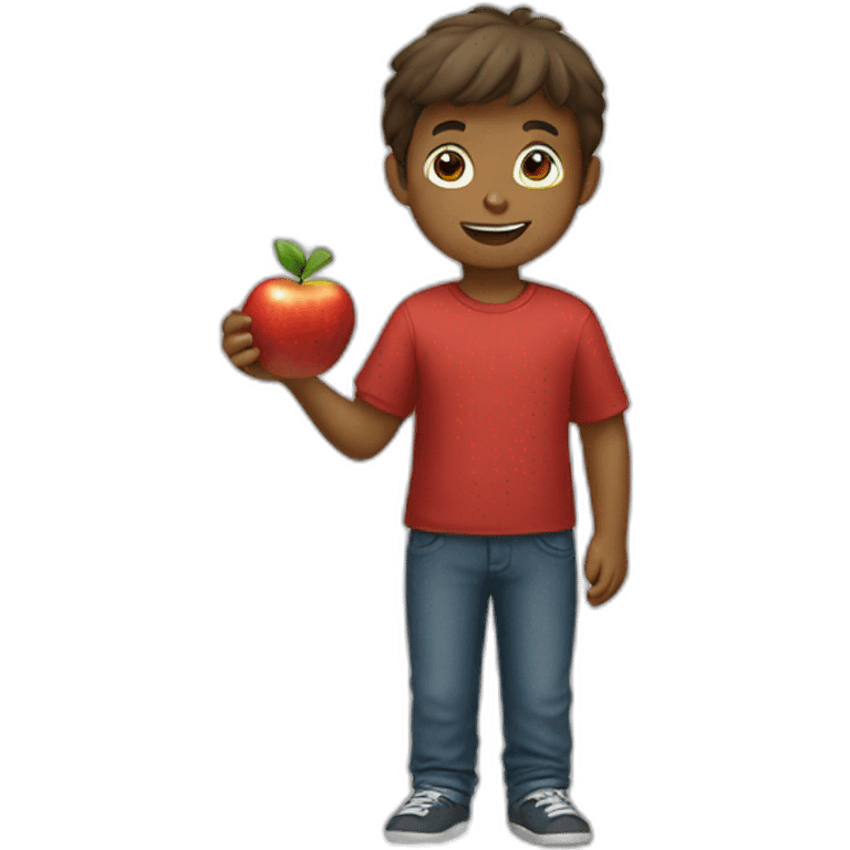 boys with apples emoji