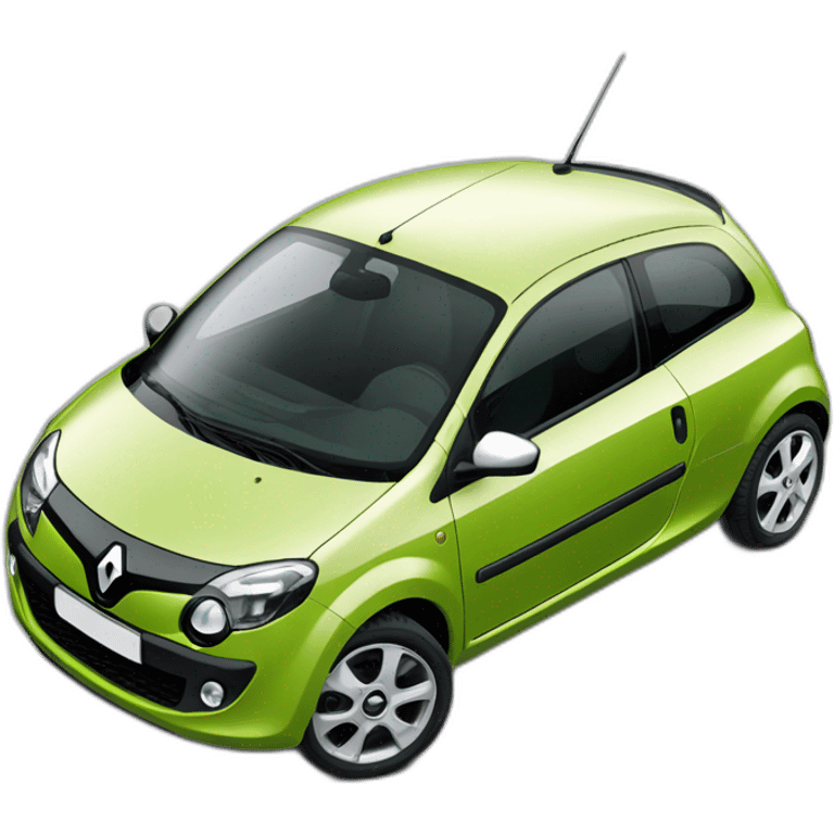 Renault twingo 2 verte pomme emoji