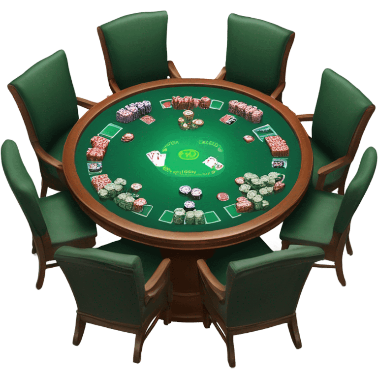 Poker table emoji