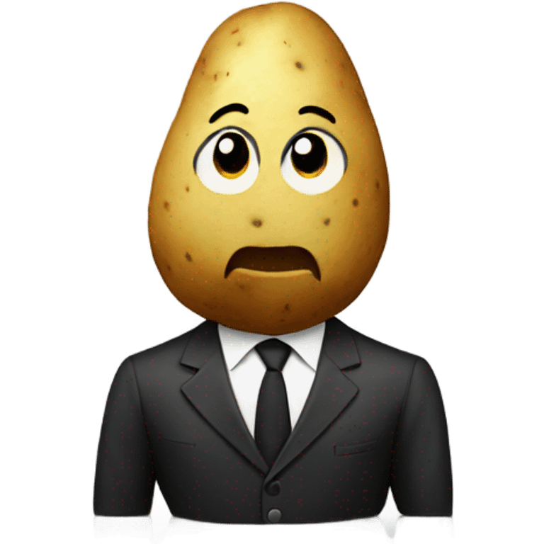 potato with suit  emoji