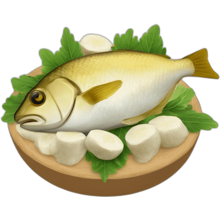 Bacalhau quer alho emoji