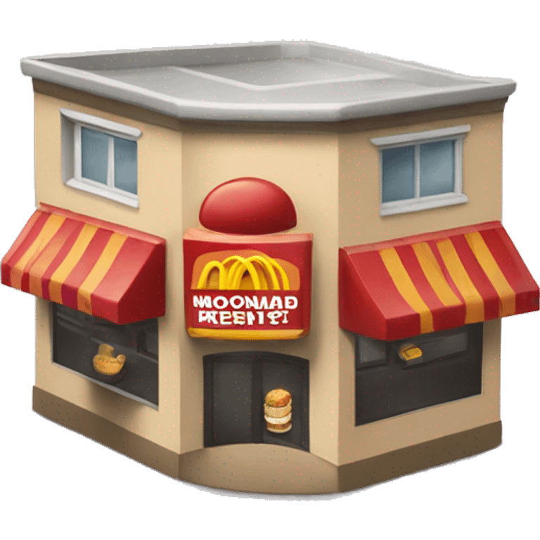 restaurant McDonald  emoji