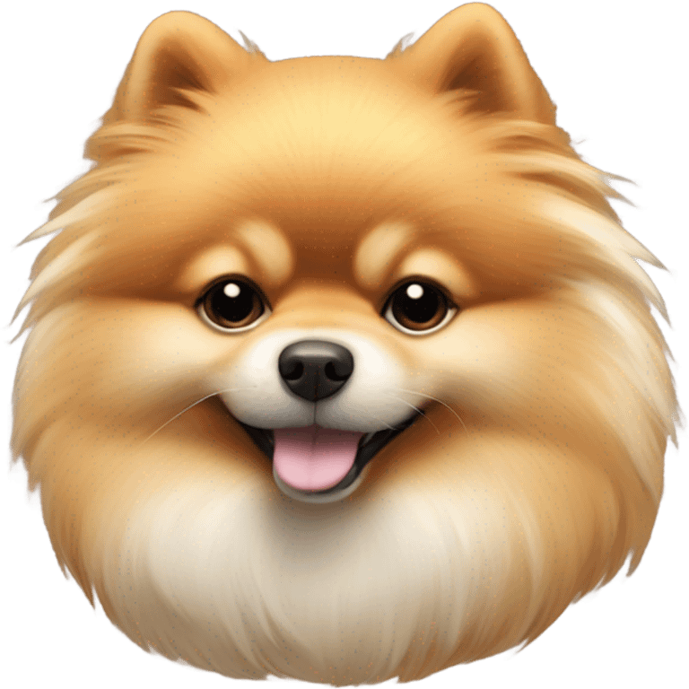 Pomeranian asleep emoji