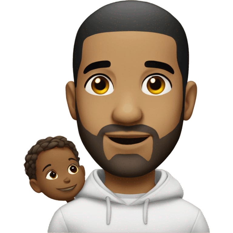 Drake with a little kid emoji