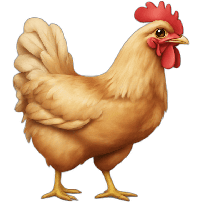 chicken stupid emoji