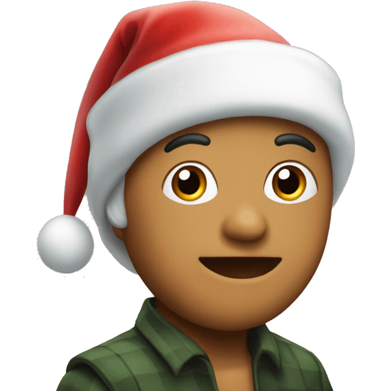 Pitufo navideño emoji