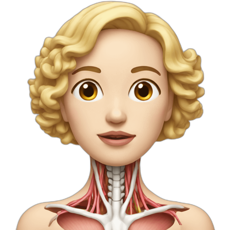 Art of woman's body anatomy emoji