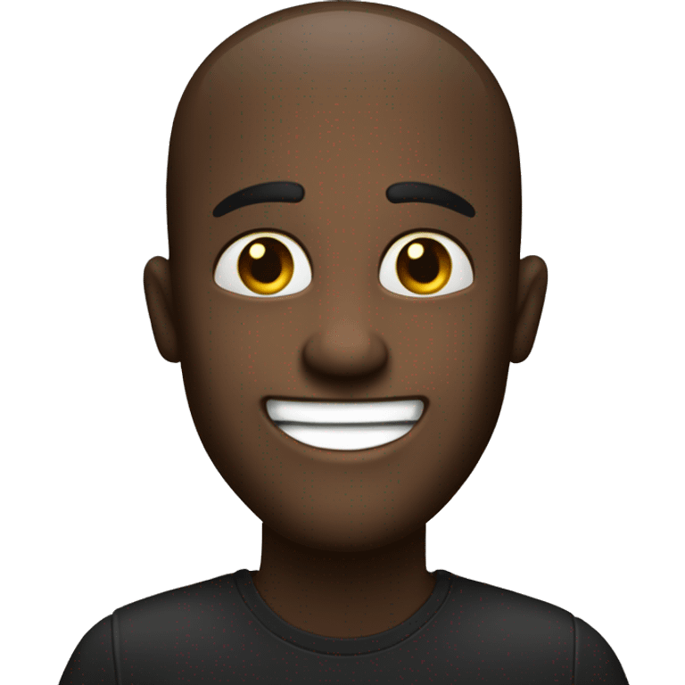 make a person who is smilling with eyes that looks like coke zero its doing a thumbs up emoji