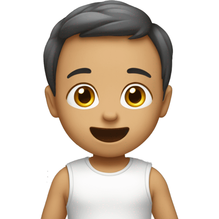 Ein Baby beim Laufen emoji