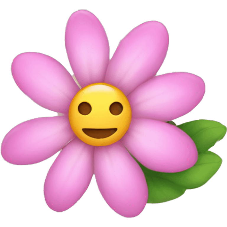 Pink flower emoji