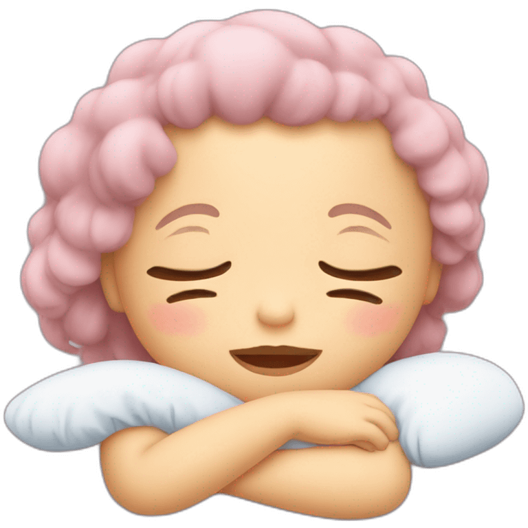 dormir a un bebe emoji