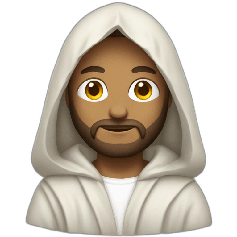 Jesus with hoodie  emoji