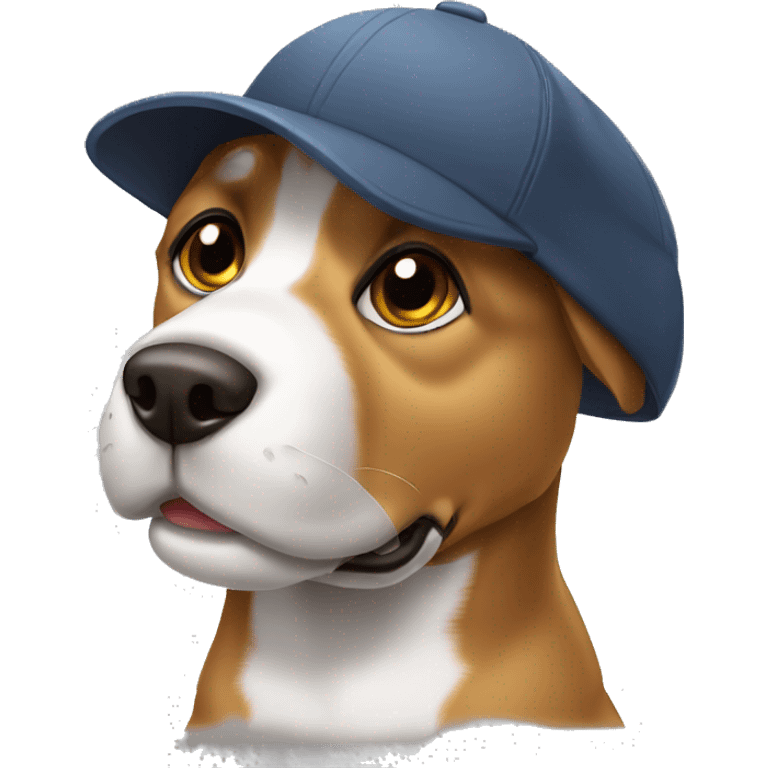 Perro con gorra  emoji