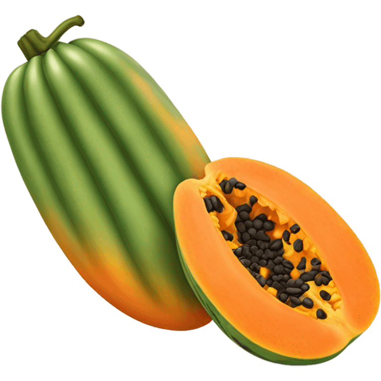 papaya emoji