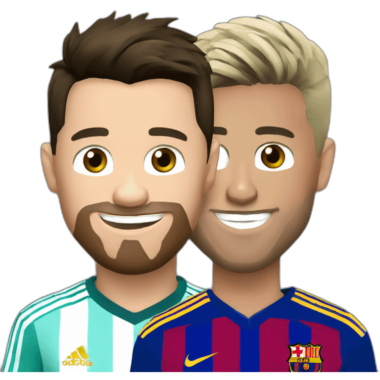 Messi et Ronaldo emoji