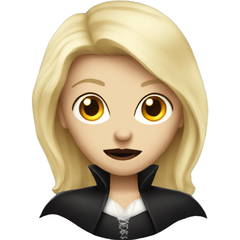 blonde vampire  emoji