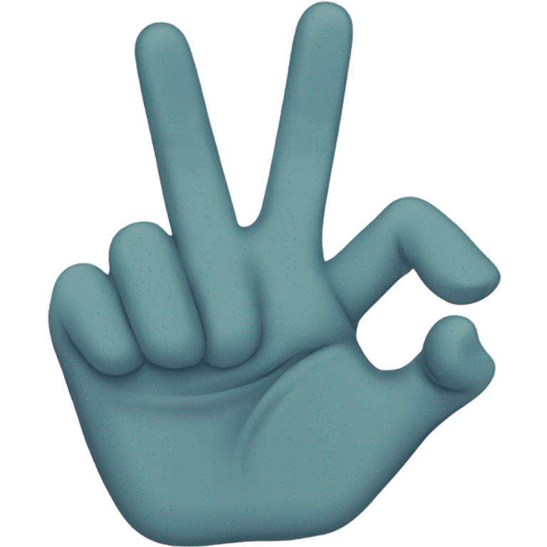 hand that shows rock up sign  emoji