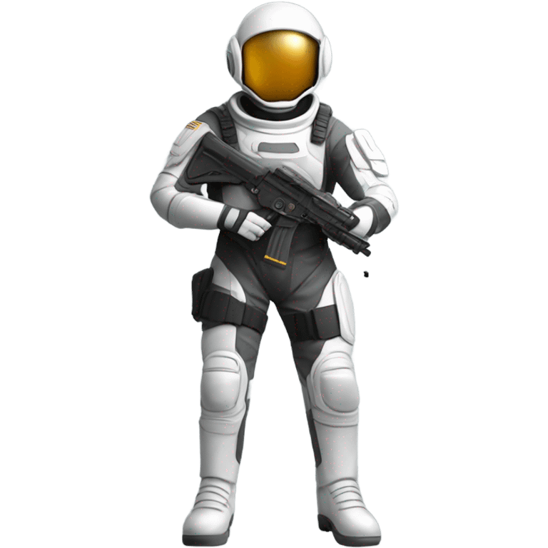 soldier in spacesuit standing emoji