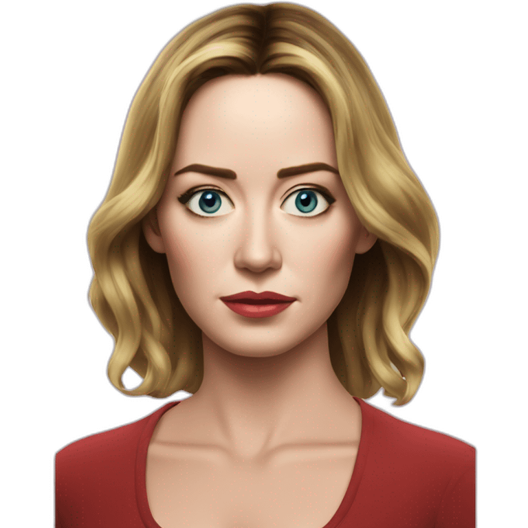 Emily Blunt serious tlim emoji