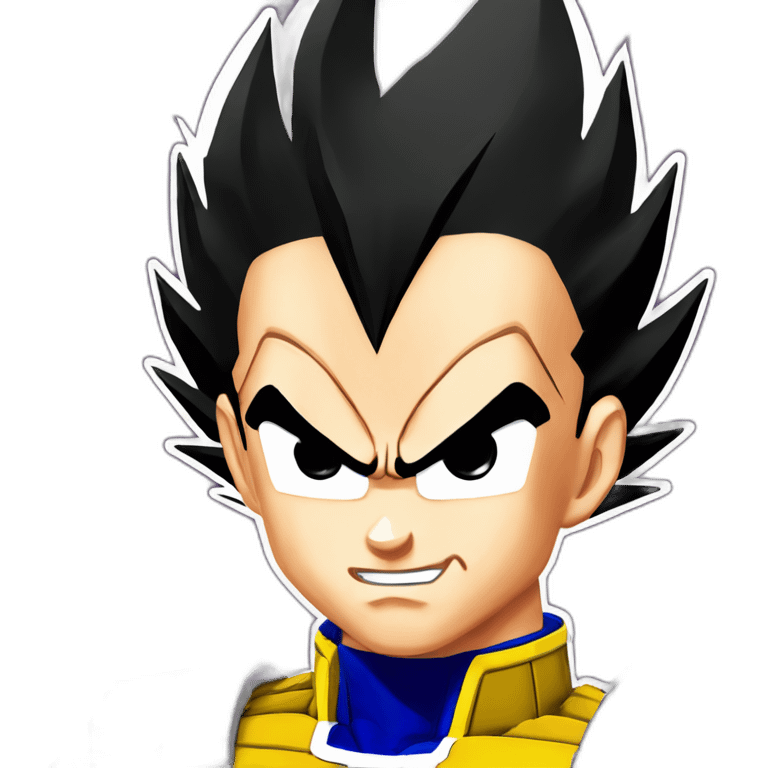 vegeta super sayan emoji