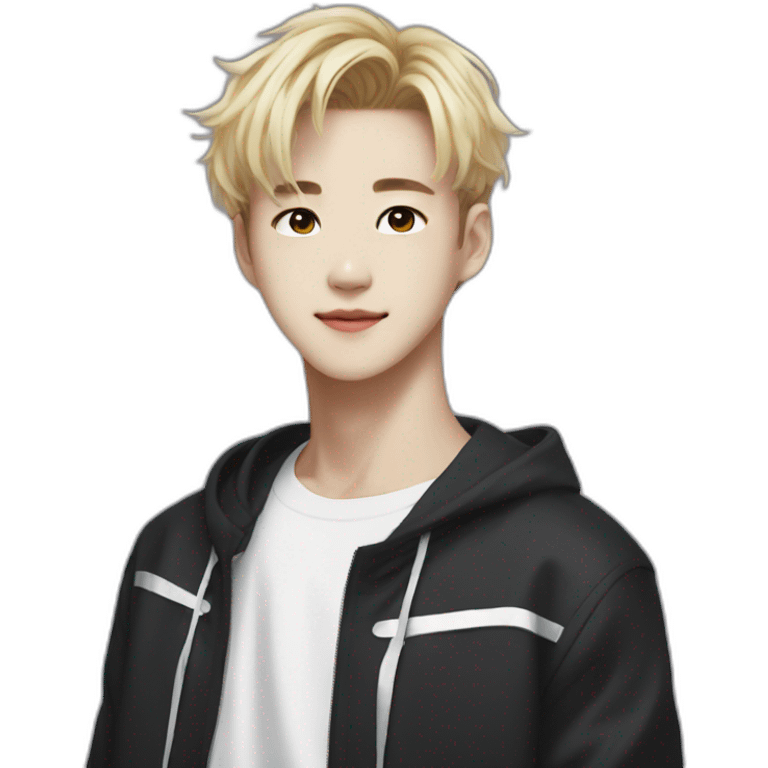 lee know from stray kids emoji