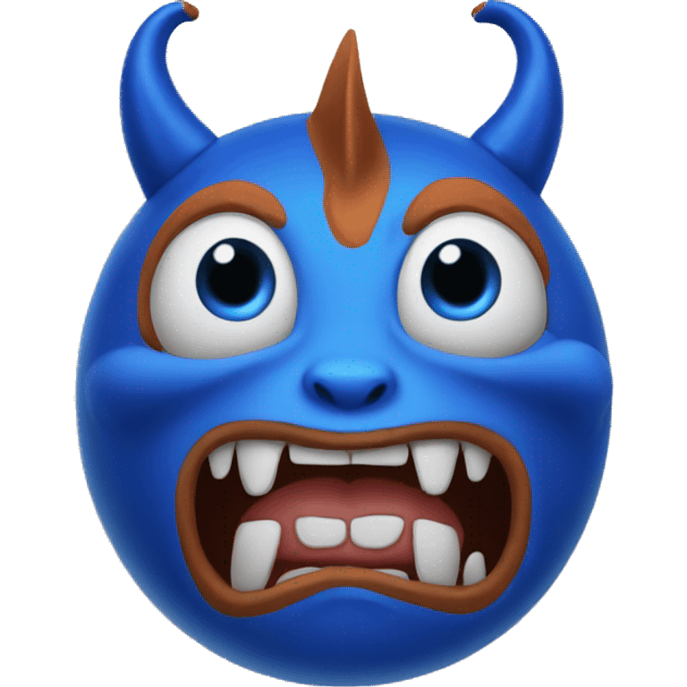 Blue devil espieg emoji