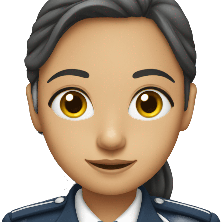 Girl with uniform  emoji