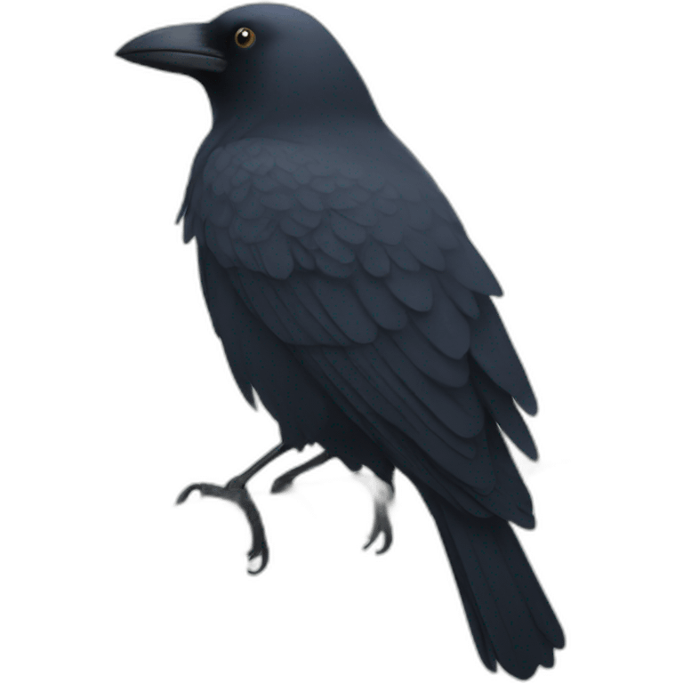 Crows in the fog emoji