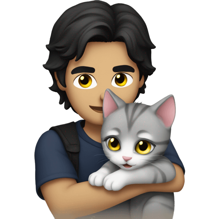 Damon salvatore hugs kitten emoji