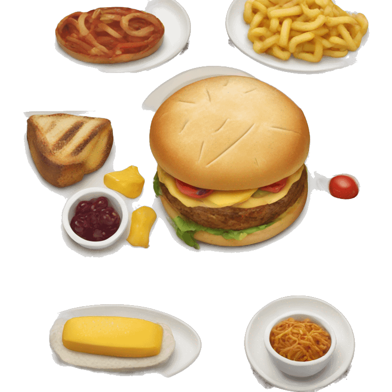 Gourmet meal emoji