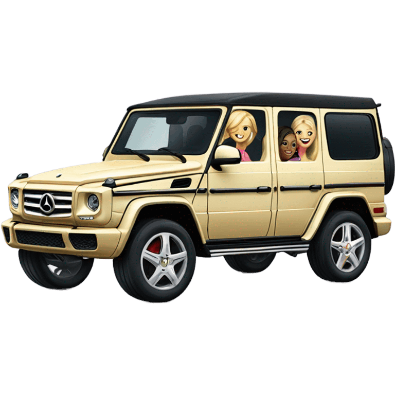 GWagon full of women emoji