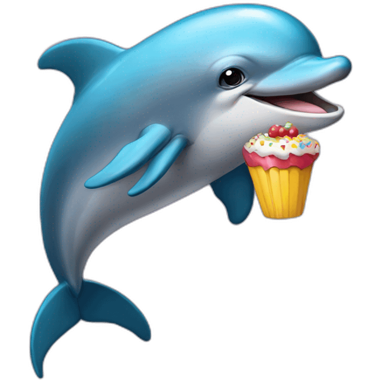 dolphin birthday emoji