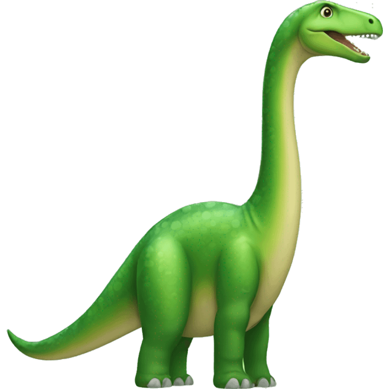 a green Brachiosaurus emoji