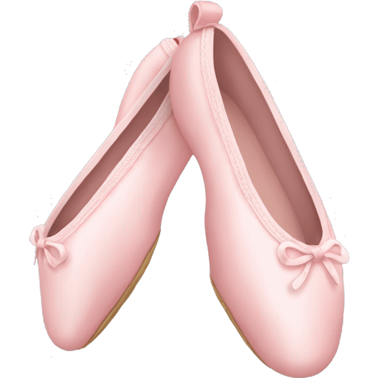 Pale pink ballet shoes emoji