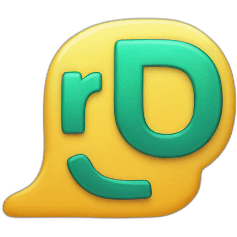 Do no disturb signe with RC letters inside emoji