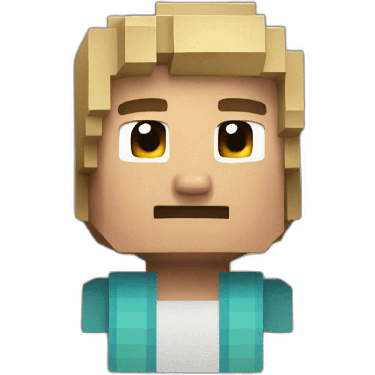 Steve from Minecraft emoji