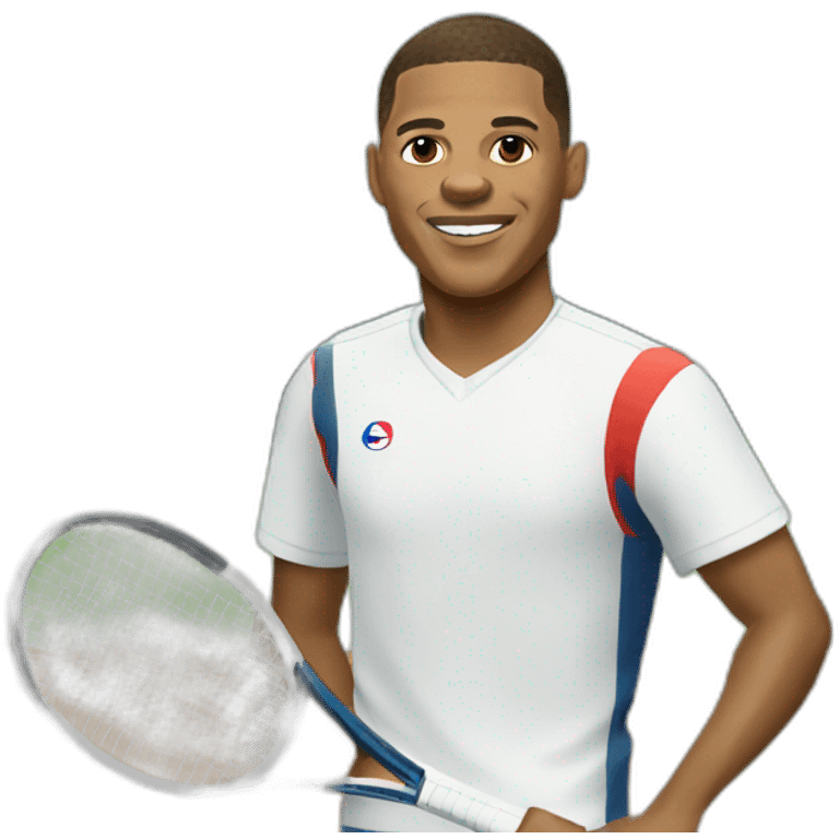 Mbappé do tennis  emoji