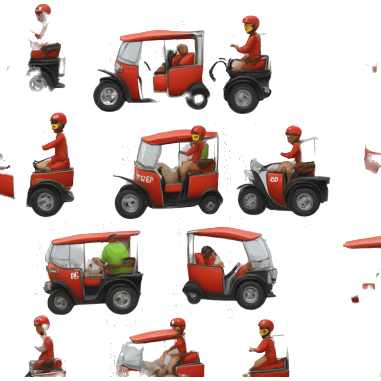 Extreme racing Tuk tuk crosskart  emoji