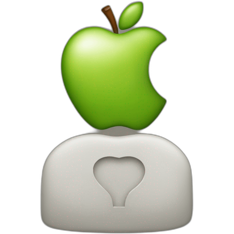 a an who love the apple company emoji