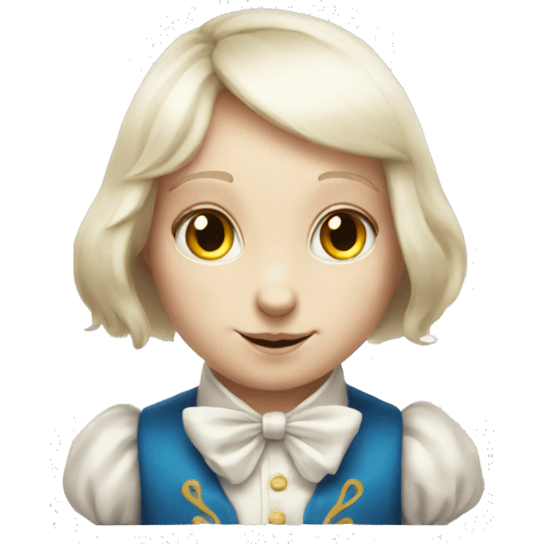 white rabbit like alice in wonderland but british emoji