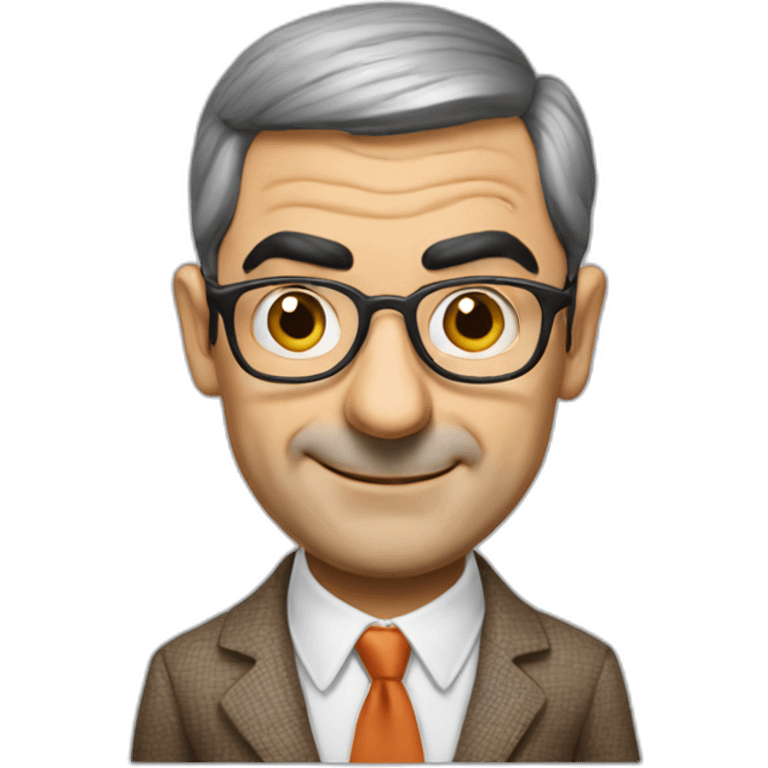 Mister Bean innovation consultant wearing glasses emoji