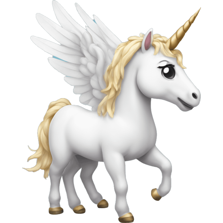 Unicorn with wings emoji