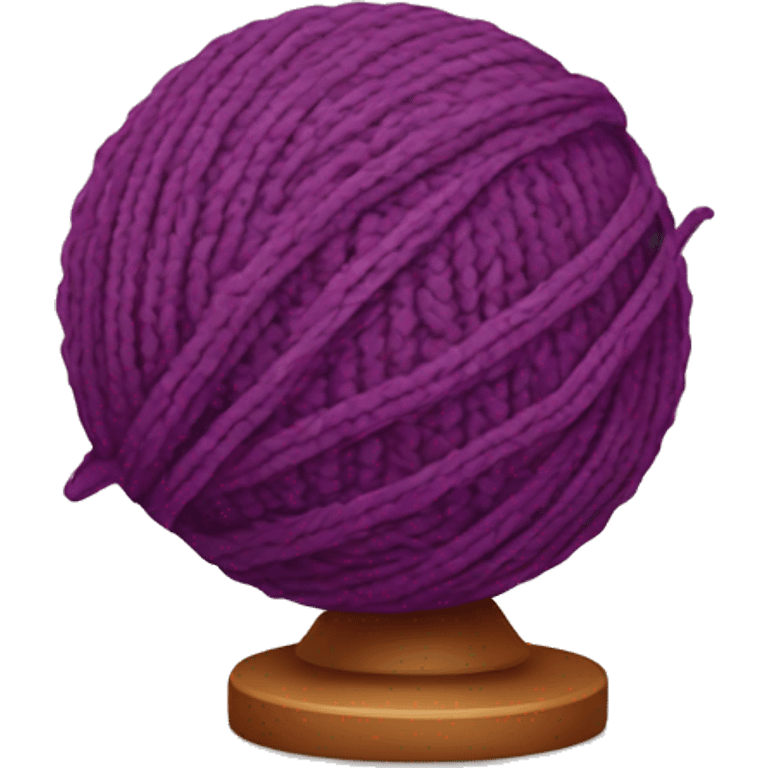 knitting ball emoji