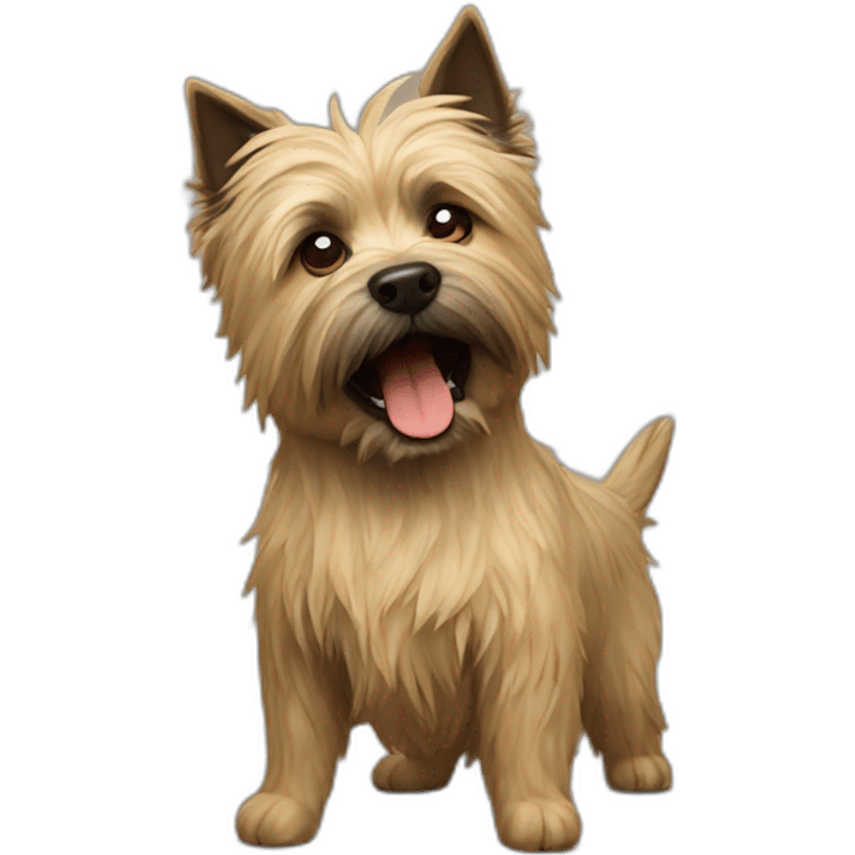 cairn terrier barking emoji