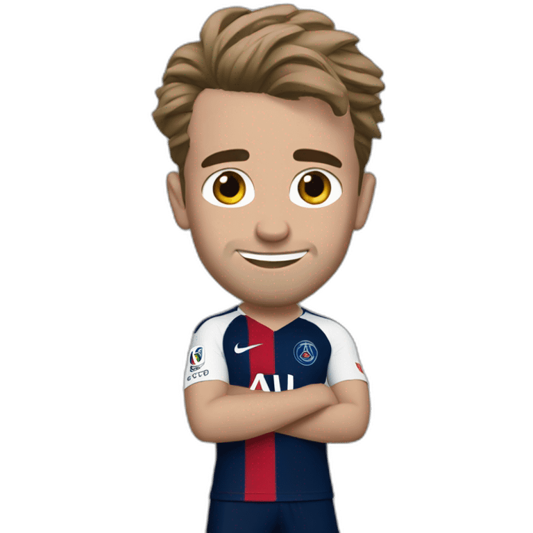 griezmann with psg emoji