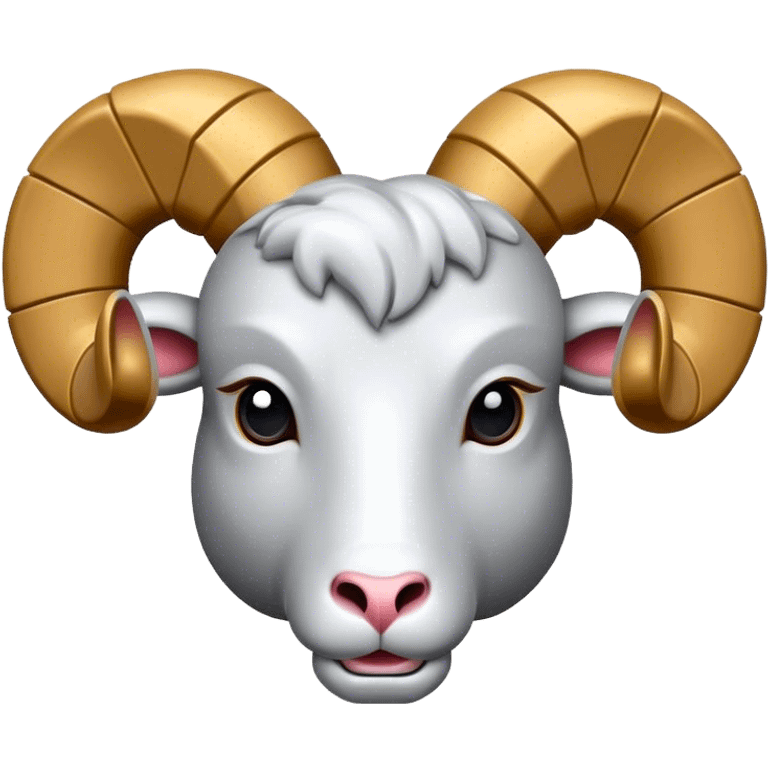 mechanical Ram(Goat) head  emoji