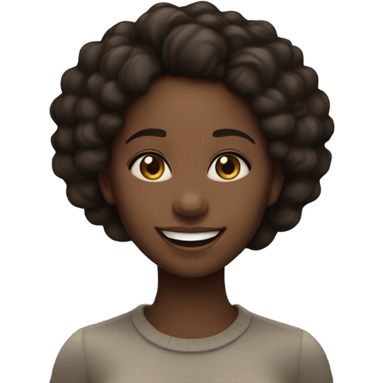 Pretty black girl emoji