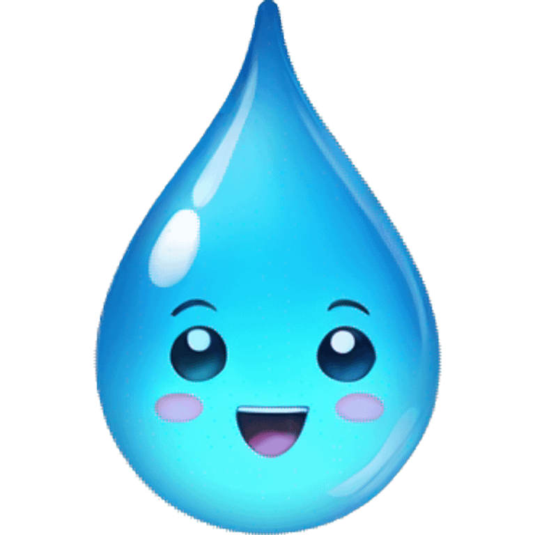 cute water drop emoji